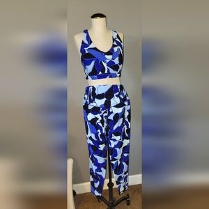 Offline by Aerie Real Me racerback sports bra & Real Me side ruched legging